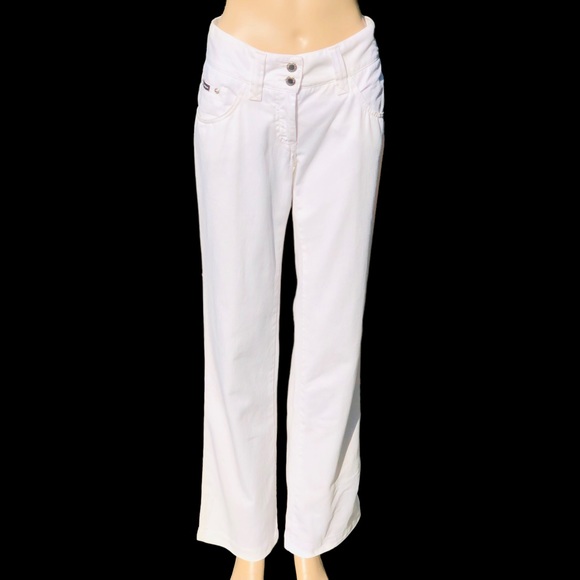 Dolce Gabbana white jeans with crystals Sz 30 x 32 - Picture 7 of 16